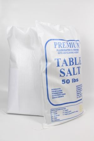 25 kg'lık endüstriyel tuz özel paket