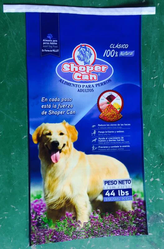 Köpek Besleme Pp Dokuma Çanta, Kolay Açılış Kayışı ile Hayvan Besleme Çantası